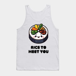 Fun K-Food Kimbap Tank Top